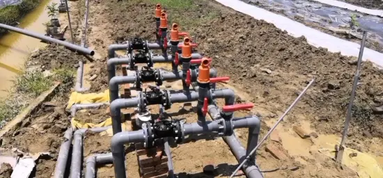 Électrovanne d'eau en plastique de valve d'irrigation par aspersion de ferme de prix concurrentiel