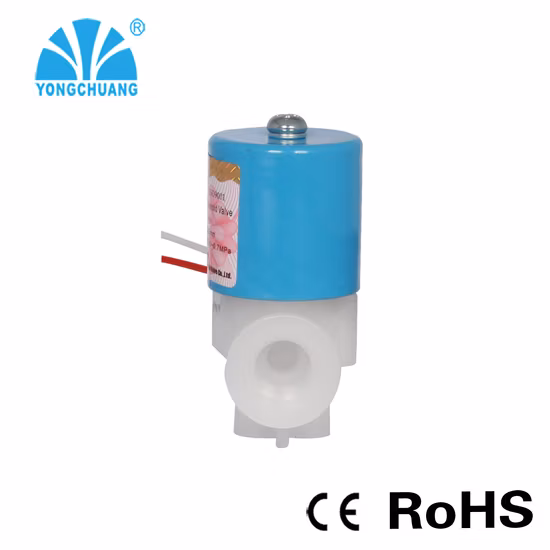 Petite électrovanne en plastique à action directe pour système RO