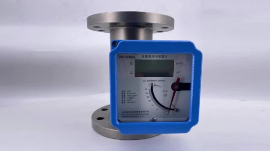 Rotamètre en verre de compteur de débit d'huile numérique de tube en métal anticorrosif anticorrosion